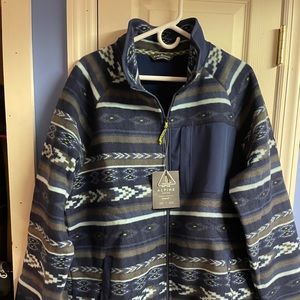 MENS ALPINE FLEECE JACKET NEW WITH TAGS